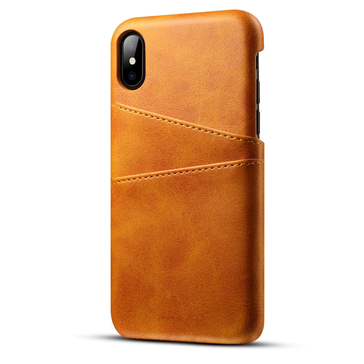 CASEWIN ретро PU кожаный чехол для iPhone Xs Max задняя крышка телячья кожа телефона с