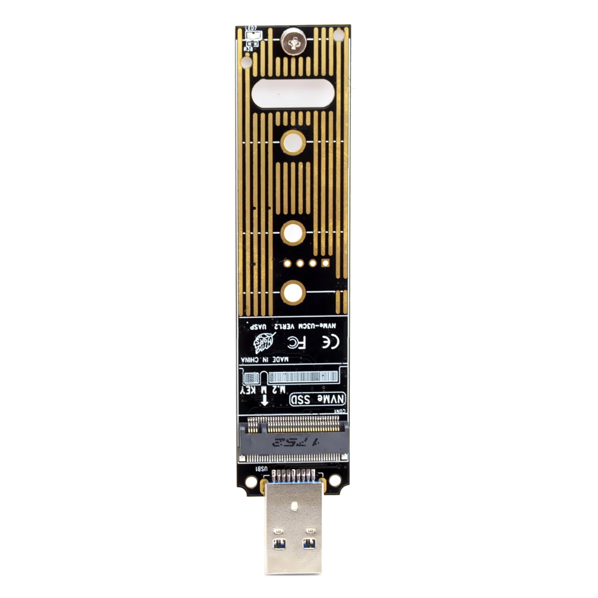 M2 SSD чехол NVME NGFF корпус M.2 к USB 3 0 M Ключ адаптер NVMe USB|Компьютерные кабели и разъемы| |