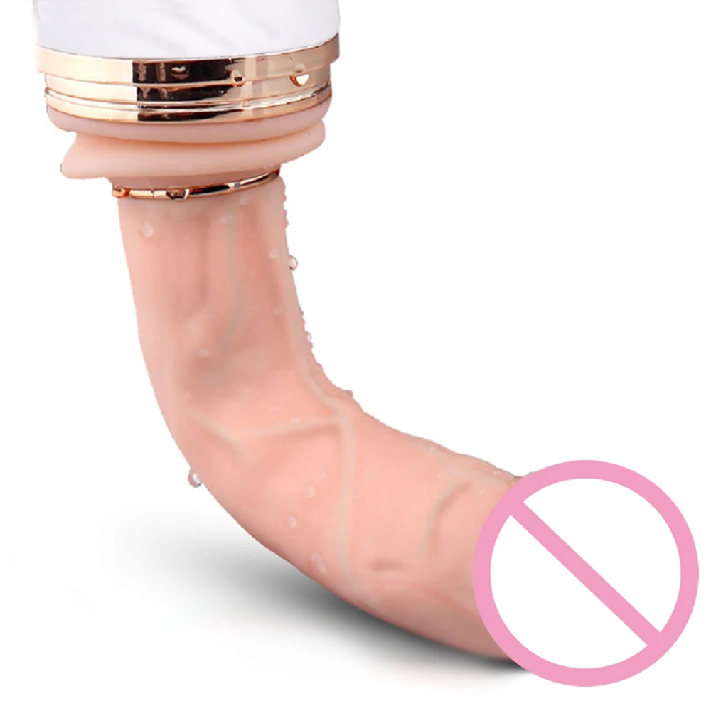 7 режимов вибратор Телескопический фаллоимитатор беспроводной пульт