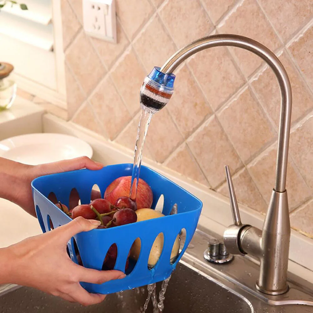 Carbon Kitchen Faucet Tap Water Clean Purifier Filter with Filtration Cartridge Home Accessories Random Color | Обустройство дома