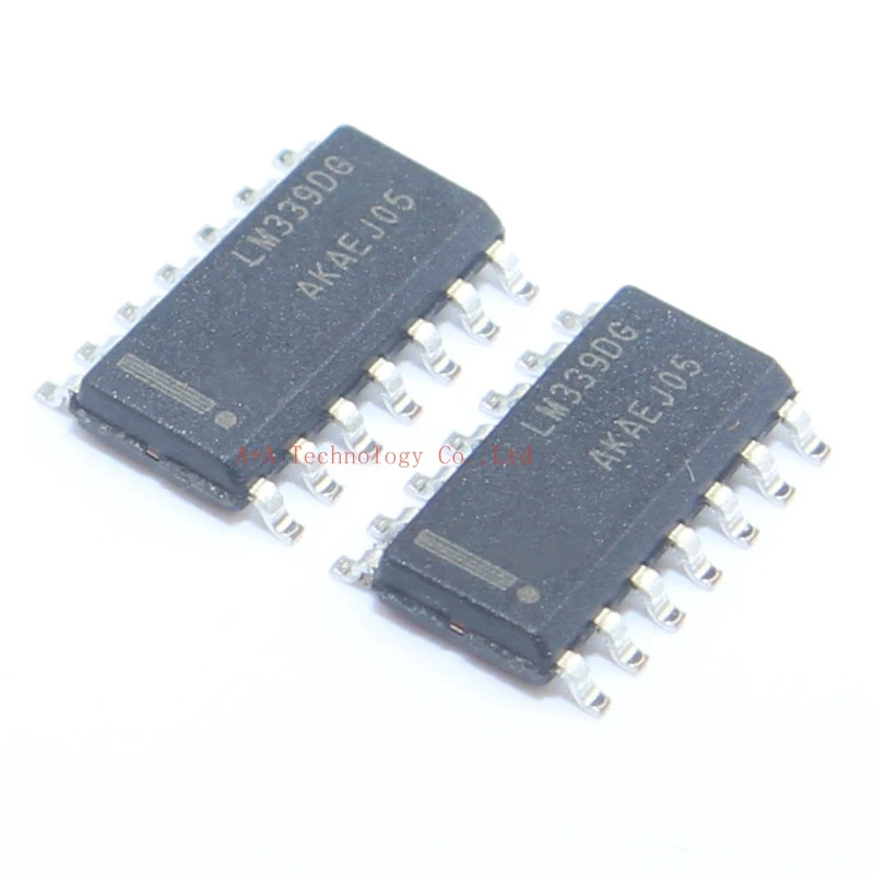 25 шт./лот 100% Новый оригинальный LM339 LM339D LM339DG LM339DR LM339DR2G SOP 14|Соединители| |