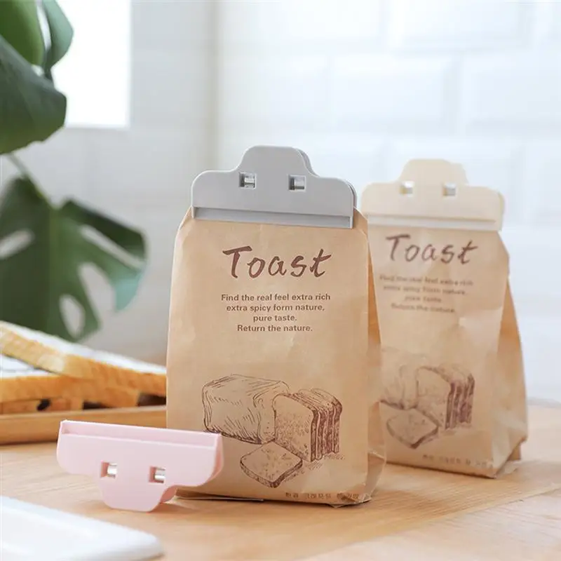 3Pcs Stay Fresh Plastic Bag Sealer Clips Sticks Dust-proof Storage for Kitchen Chips Pets food | Дом и сад