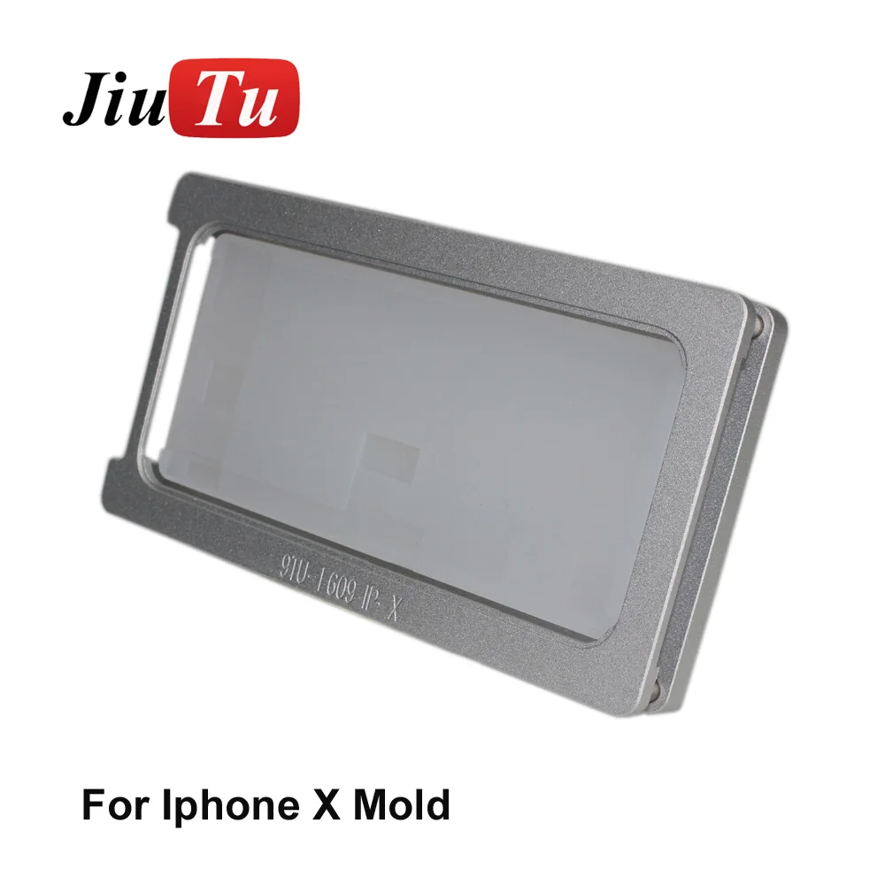 LCD внешнее стекло оса ламинирующая алюминиевая форма для iPhone X УФ клей