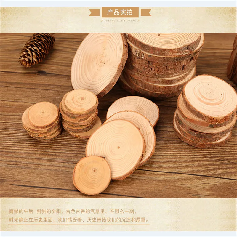 5 шт. деревянный коврик для чашки натуральный круглый подстаканник чая кофе