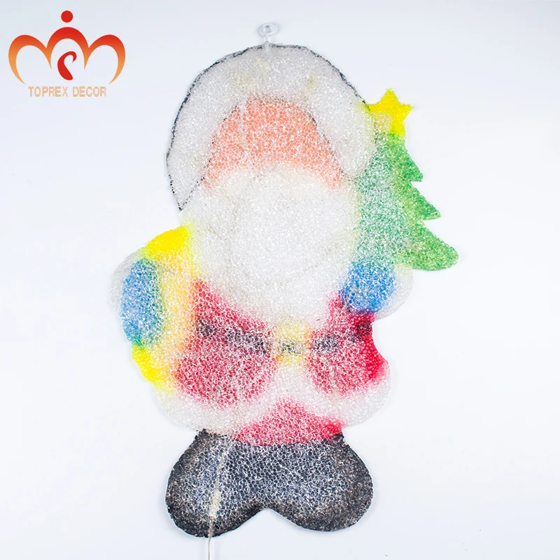 2D Рождество Санта Клаус мотив свет 21 дюйм. Рождественский светильник украшение