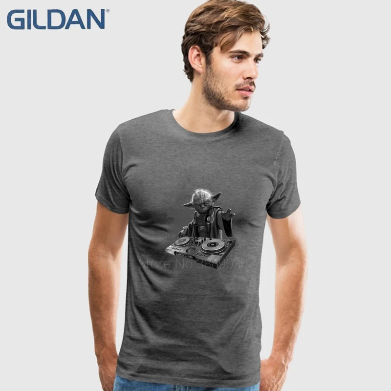 Star Wars Yoda T Shirt Men's Designed Short-Sleeve Father's Day Custom Undershirt Tshirts | Мужская одежда