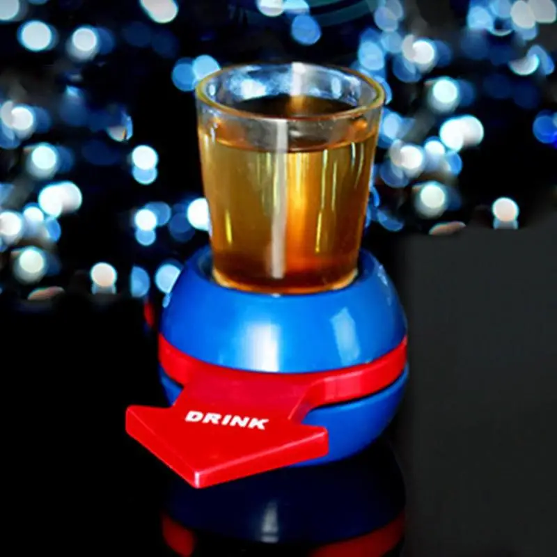 Spin the Shot Drinking Game Turntable Roulette Glass Spinning Fun Party Toy Great For Parties Interact With Friends New Creative