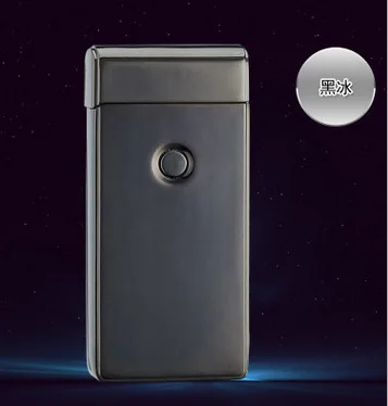 Новая электрическая Usb перезаряжаемая двойная дуговая Зажигалка металлическая