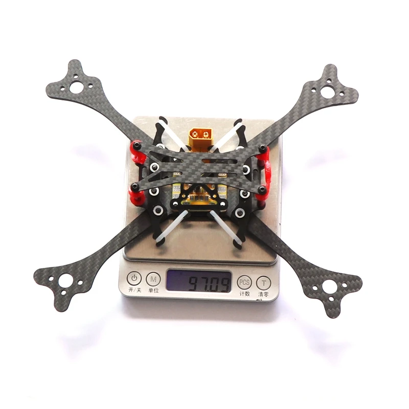 HSKRC LX215 215mm Wheelbase 4mm Arm Carbon Fiber Frame Kit 97g For RC Drone Spare Parts Accessories | Игрушки и хобби