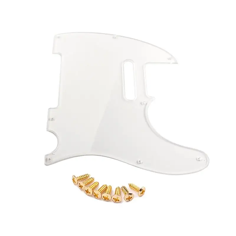 11 отверстиями 1 слой прозрачный Гитара накладку к царапинам пластины для Fender
