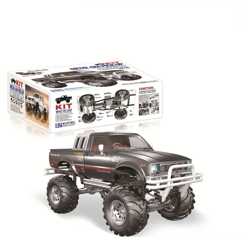 Новый HG P407A 1/10 2 4G 4WD Rc Car Kit для TOYATO Metal 4X4 пикапа без серводвигателя батареи ESC