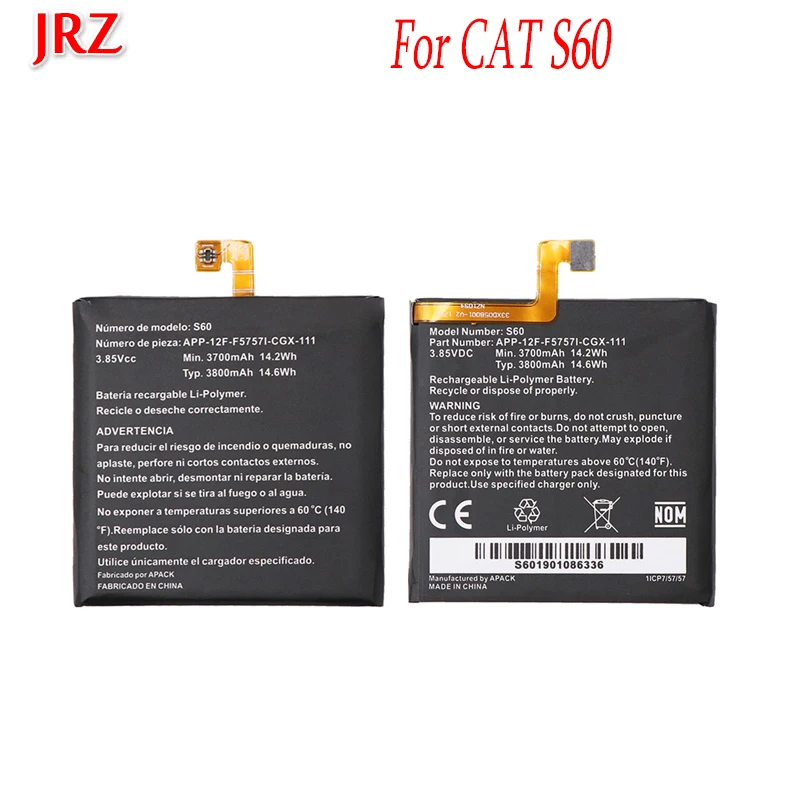 Аккумулятор для CAT S60 аккумулятор 3800 мАч мобильный телефон запасная батарея