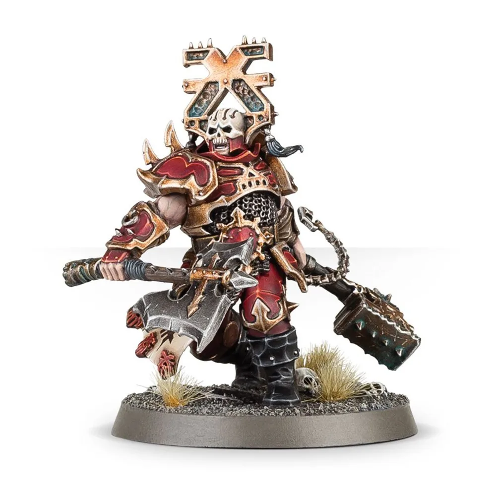 Начинающий Deathbringer с Goreaxe и Skullhammer| |