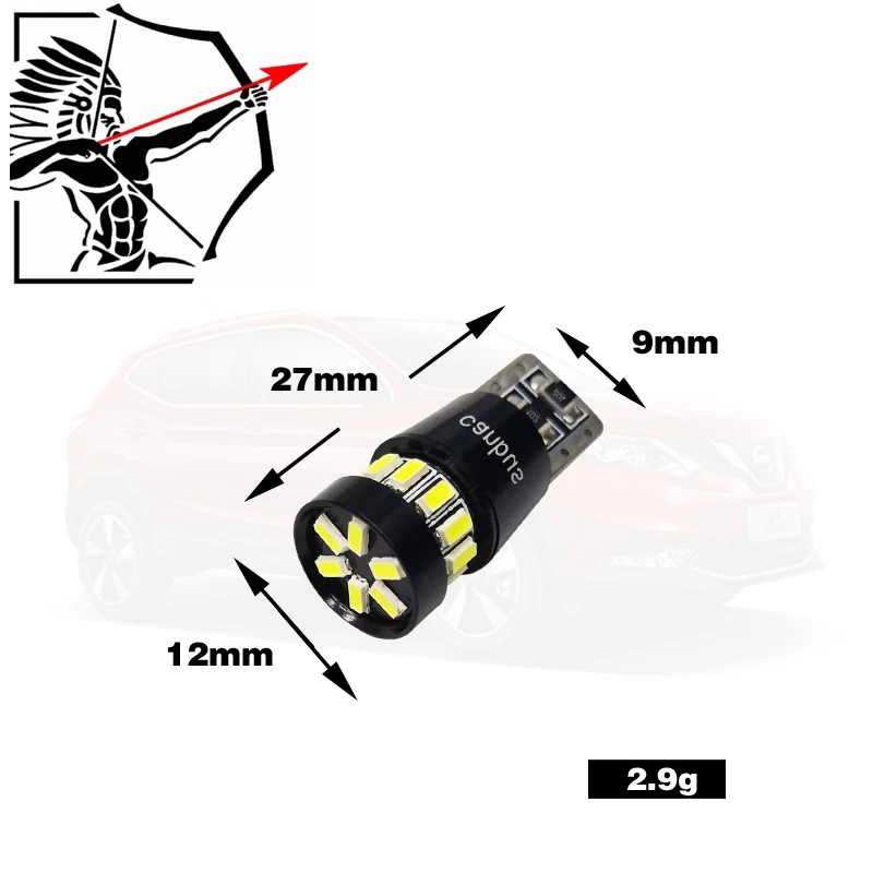 Из 2 предметов * Горячая Распродажа T10 18SMD 3014 Автомобильный светодиодный