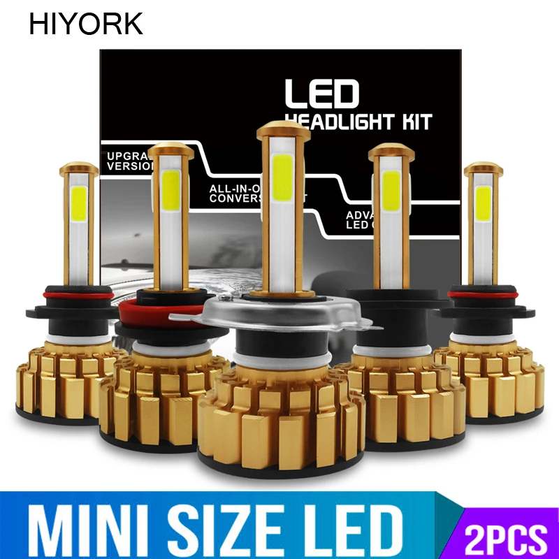 Hiyork 2 шт. G7 H7 светодиодный светильник с головкой автомобиля s H4 H11 9005 9006
