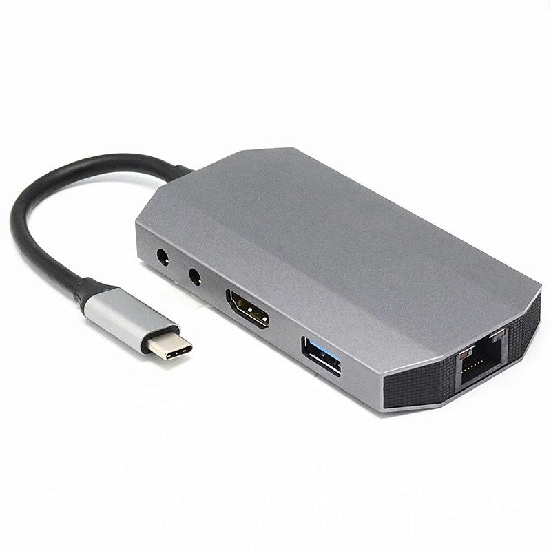 Type-C3.1 4K Usb3.0 Sd Tf карта гигабитный Ethernet порт Usb звуковая Pd зарядка 9-в-1 конвертер |