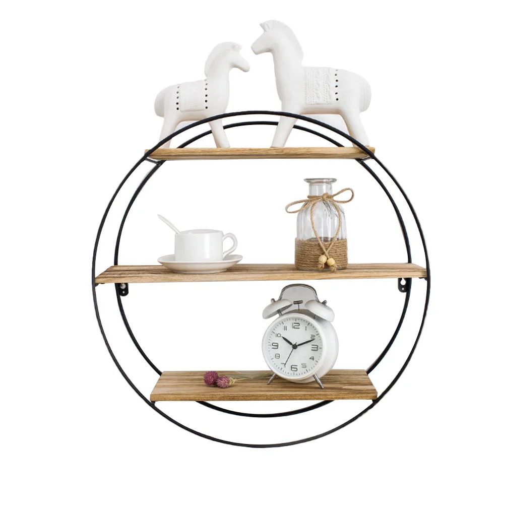 1Pc Storage Racks Shelf Brackets Wall With Wood Decoration for Living Room Bedroom Office Restaurant Decorative | Дом и сад