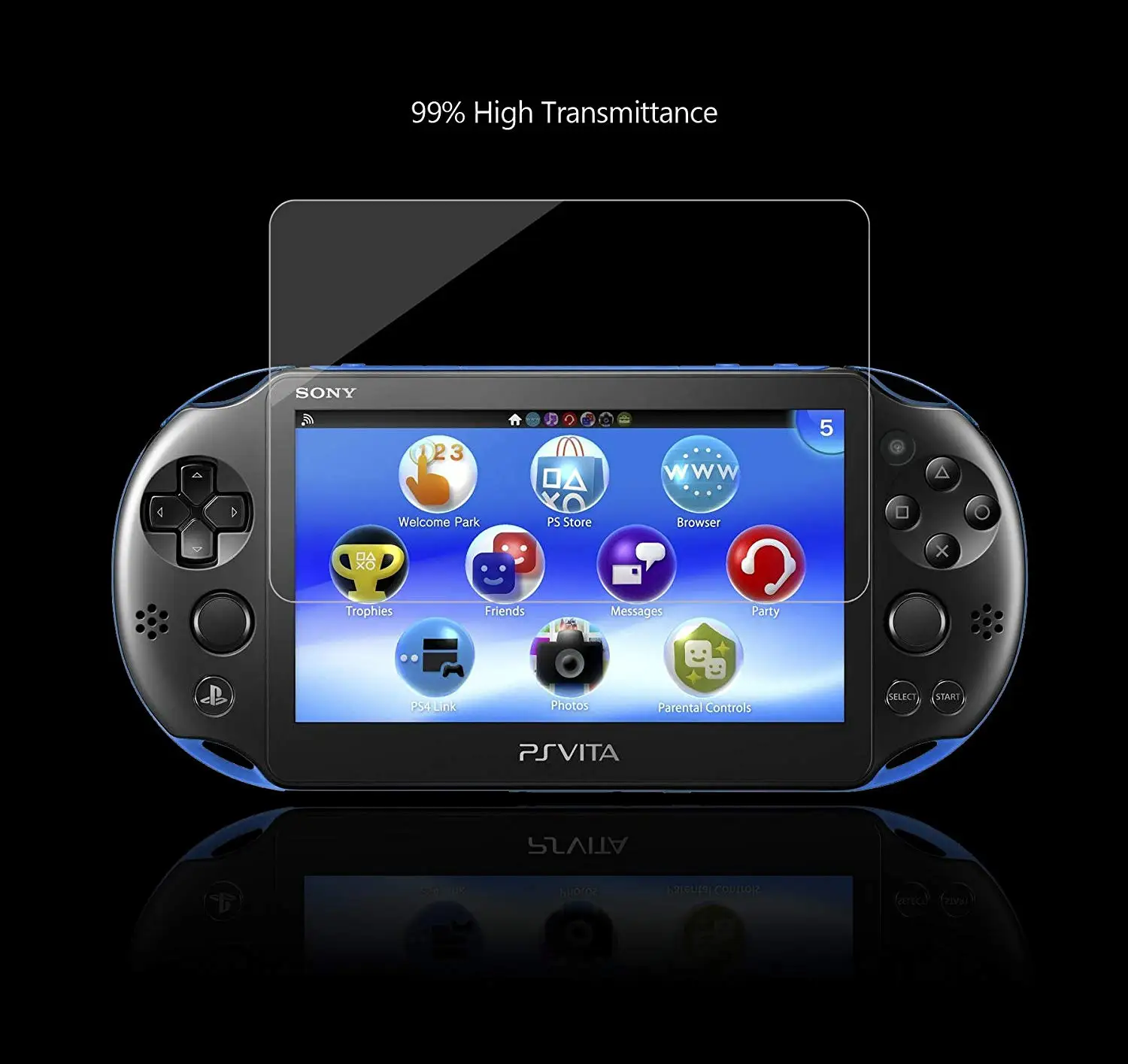 Прозрачное закаленное стекло для PSV 2000 PS Vita SV Full HD защитная пленка экрана Защитная