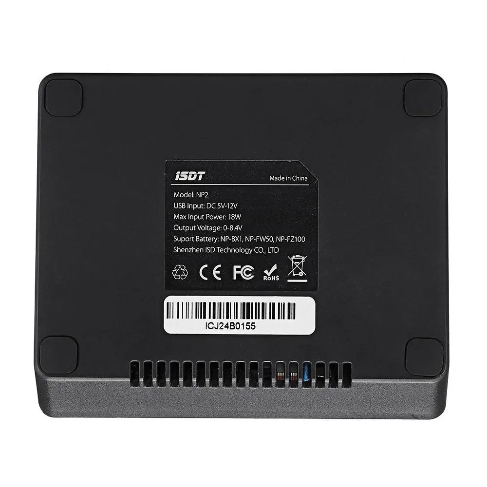 LeadingStar ISDT NP2 18 Вт DC двухканальный IPS ЖК дисплей Камера Зарядное устройство для Sony NP