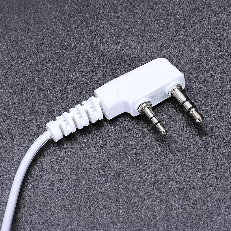 Горячая TTKK белая гарнитура наушники Универсальный 2 Pin Mic Ptt тайная Акустическая
