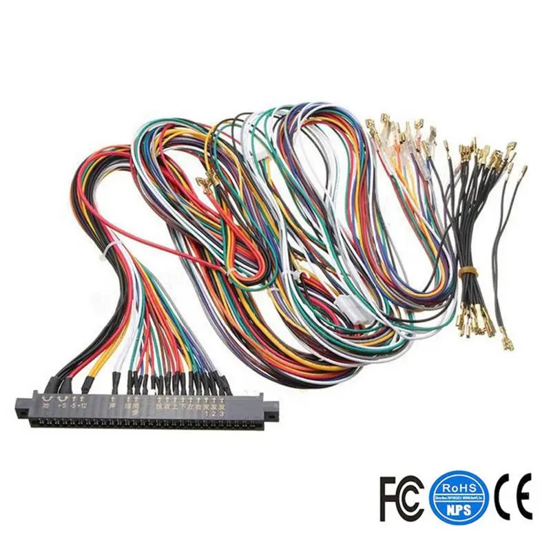 56 Pin проводка Jamma жгут мультиадресный 60 в 1 Аркадный Игровой шкаф Проводные
