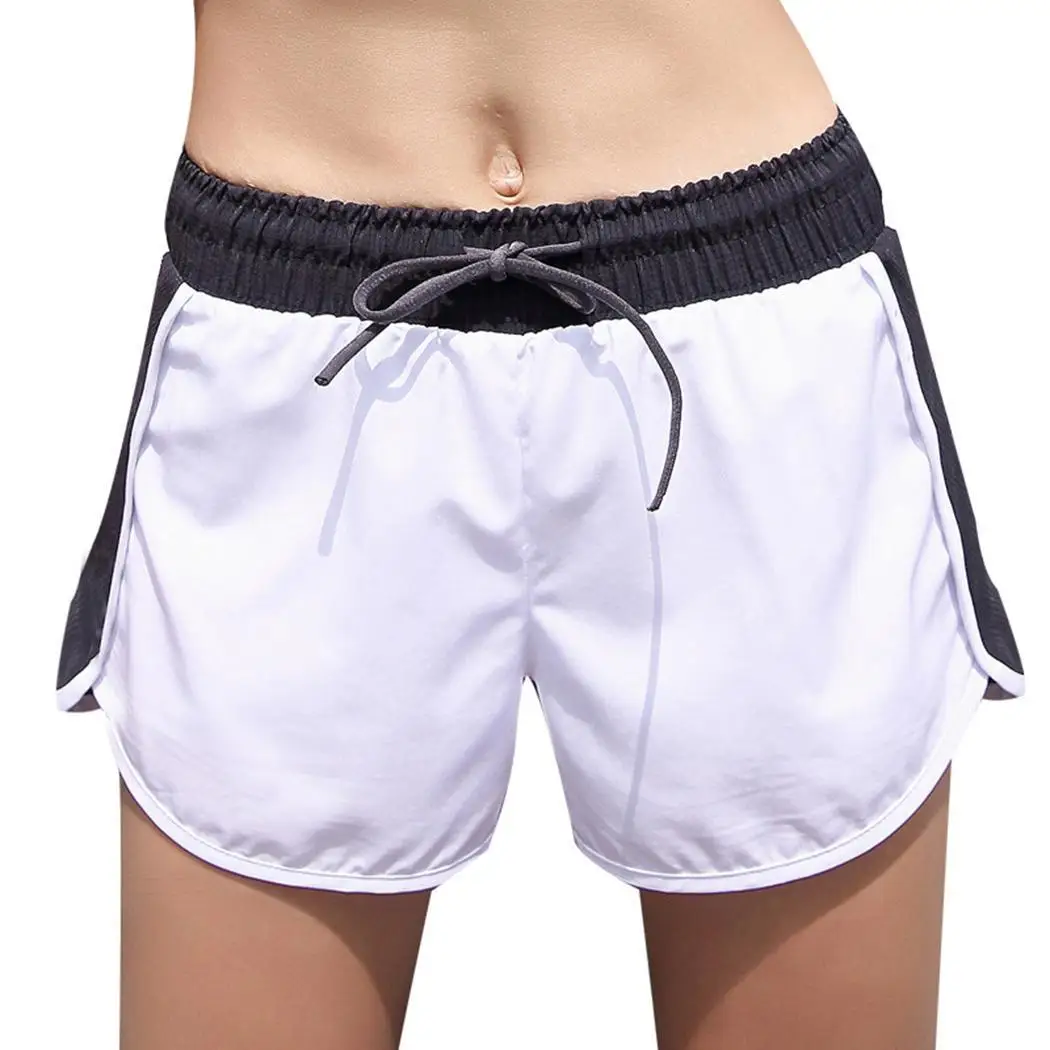 Женские повседневные летние спортивные шорты с эластичной резинкой на талии и