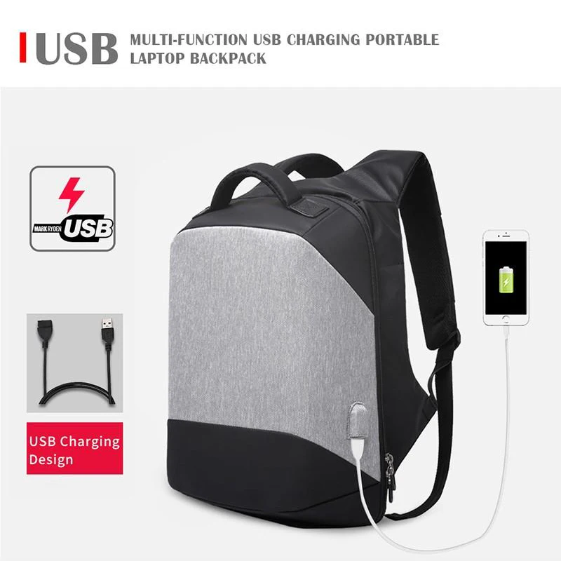 Рюкзак для ноутбука MacBook 15 6 &quotСумка с usb-портом зарядки рюкзак Hp Lenovo Huawei Matebook X |