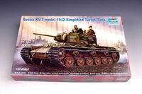 trumpeter 00358 135 russian kv 1 mod 1942 simplified turret tank model kit th05592 smt2