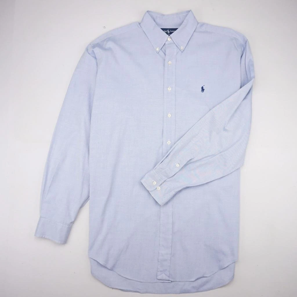 Ральф Лорен ярмут Pinpoint Button Front Oxford Рубашка Мужчины 16 5-35 |