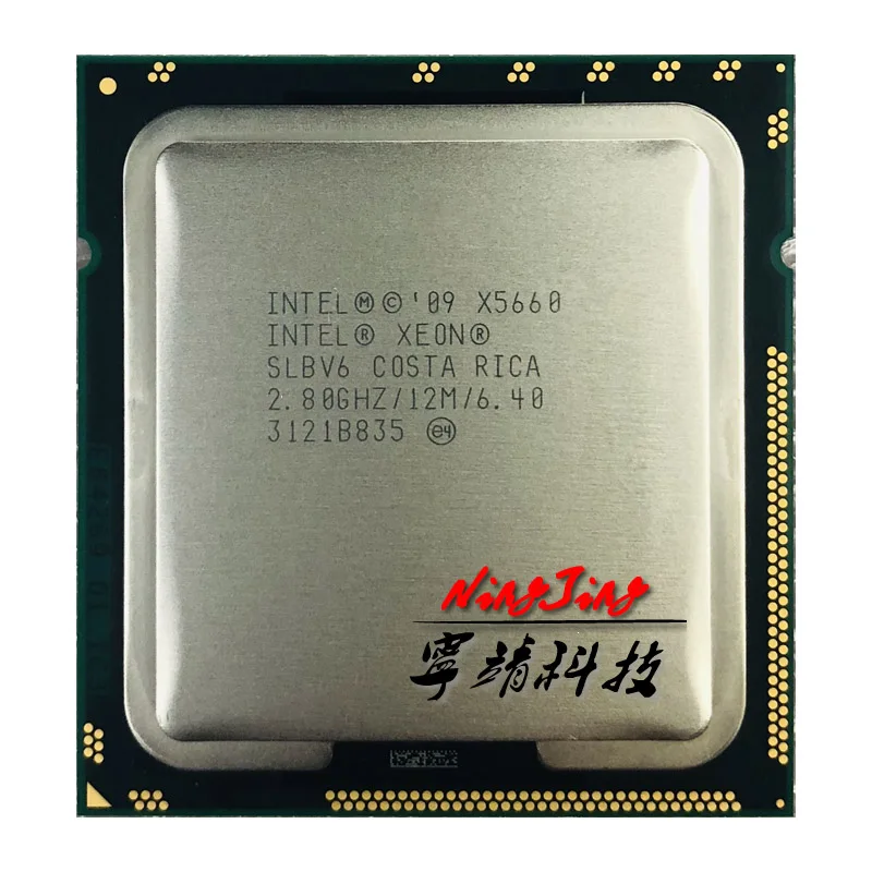 Процессор Intel Xeon X5660 2 8 ГГц шестиядерный двенадцатипоточный ЦПУ 12 МБ 95 Вт LGA 1366|Процессоры| |