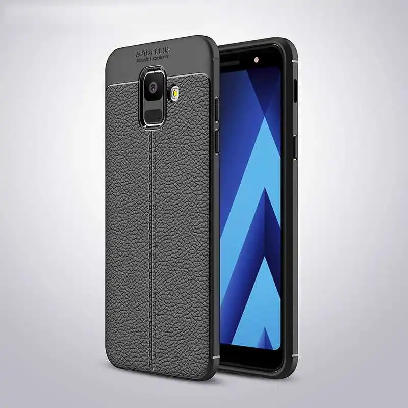 Mokoemi Lichee Pattern Shock Proof Soft 5.6&quotFor Samsung Galaxy A6 2018 Case For Plus Phone Cover |