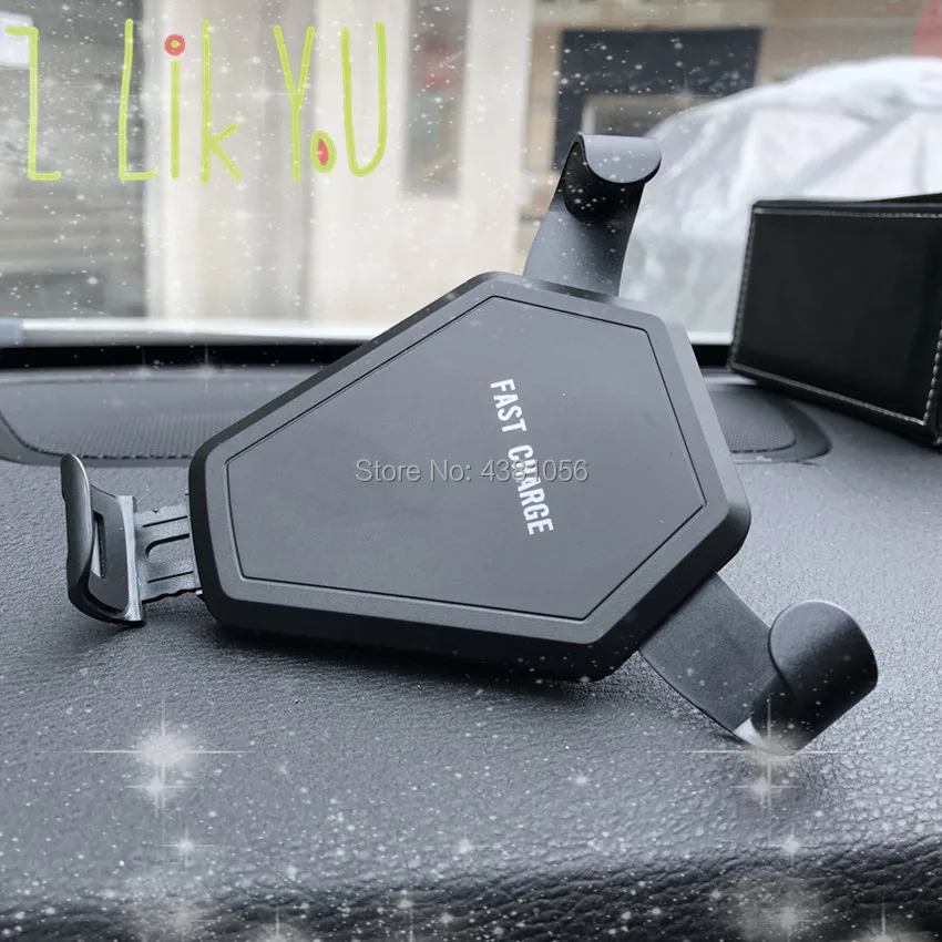 2019 автомобильное беспроводное зарядное устройство для ford focus 2 kia rio hyundai creta solaris