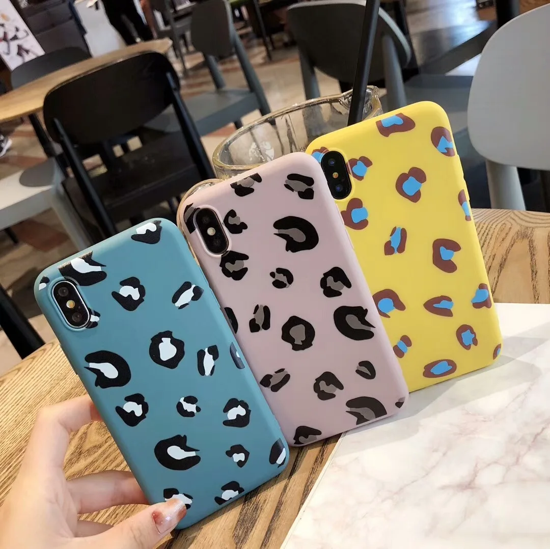 Чехол для телефона с леопардовым принтом Iphone XS Max XR X 8 7 6 6S Plus роскошные мягкие