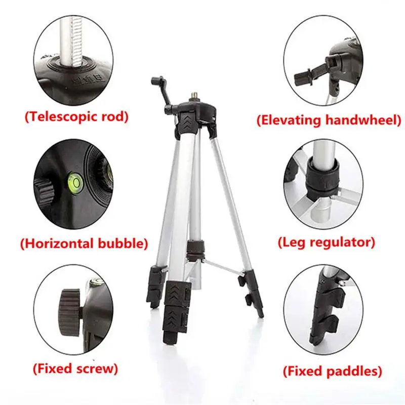 

1.5m Tripod For Laser Level Automatic Self 360 Degree Leveling Measure Building Level Construction Marker Tools