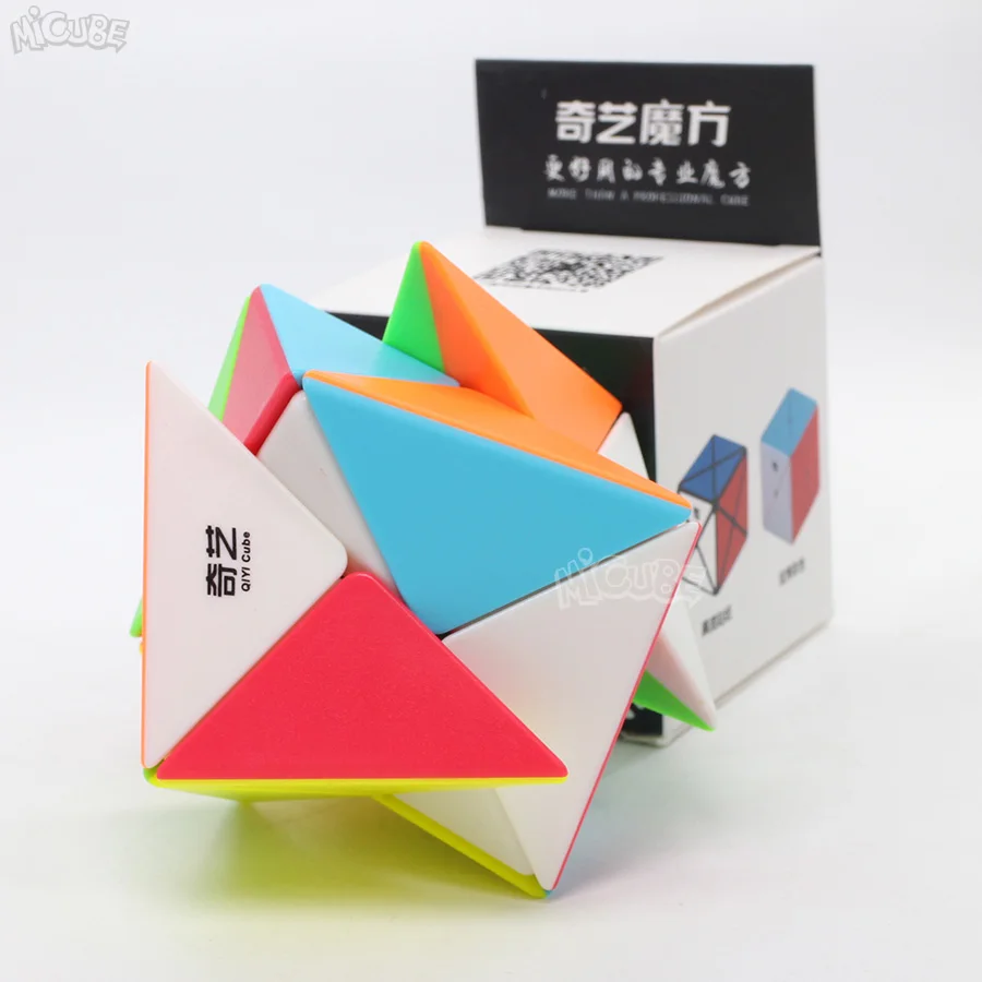 Qiyi Xcube 2x2 x кубик Cubo Magico Пазлы без наклеек для взрослых игры обучающая игрушка