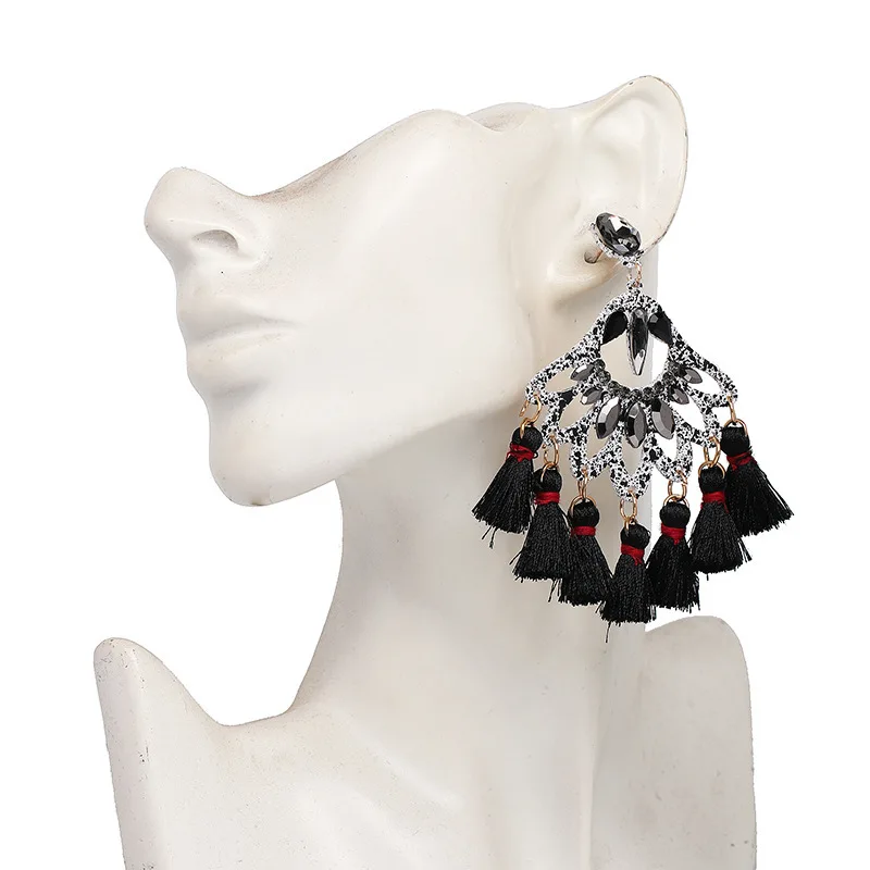 Poly Scarlett New Pattern Tassels European Heat Sell Manual High Archives Eardrop Ornaments Fashion Diamond Ear Nail 51346 | Украшения и