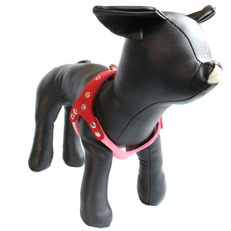 Dog Harness Glasses Shape Leather Pet Chest Strap Puppy Accessories Supplies for Chihuahua Yorkshire Small Medium Large Dogs | Дом и сад