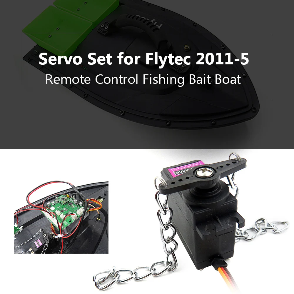 Сервопривод Набор для Flytec 2011 5 1 кг загрузка дистанционное управление рыболовная
