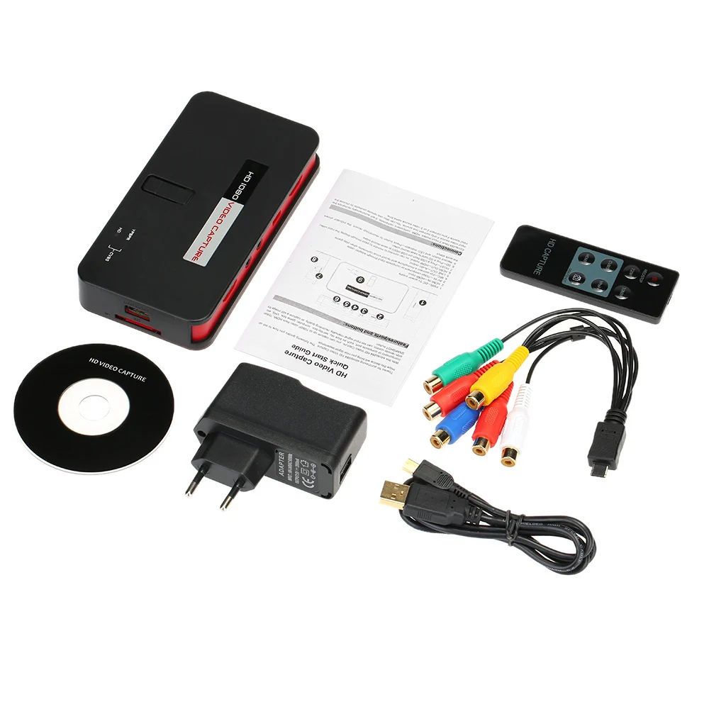 HDMI совместимый захват HD видео игр 1080P USB Захват компонент композитный рекордер в
