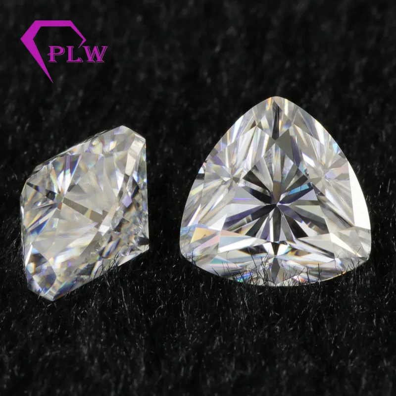 Цена по прейскуранту завода 0 3 карат 4 мм D Цвет триллион moissanite Тест Положительный