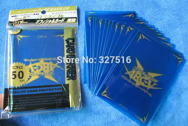 12 упаковок (600 шт.) Yu Gi Oh! Защита Карт YuGiOh ARC V защита карт аниме уход за картами