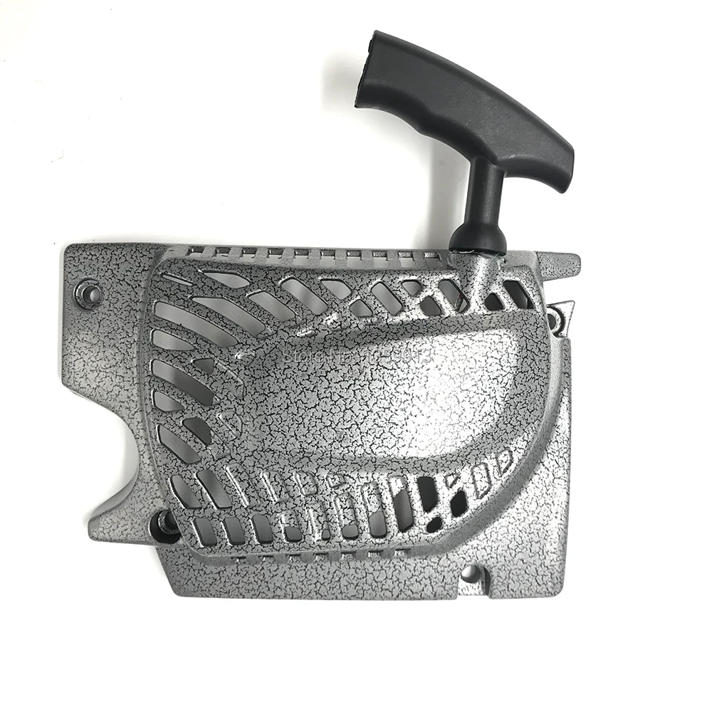 

Aluminum RECOIL PULL START STARTER CHINESE CHAINSAW 4500 5200 5800 45CC 52CC 58CC SPARE PARTS