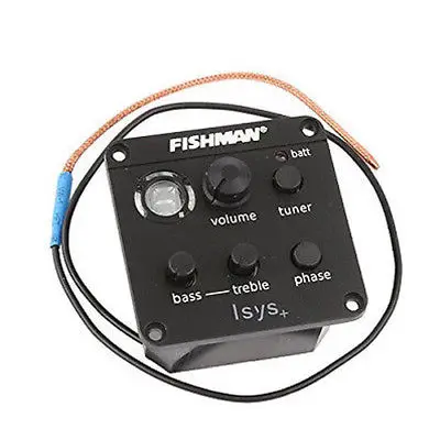 2018 Fishman ISYS + 2-полосная акустическая гитара пьезо пикап бортовой усилитель