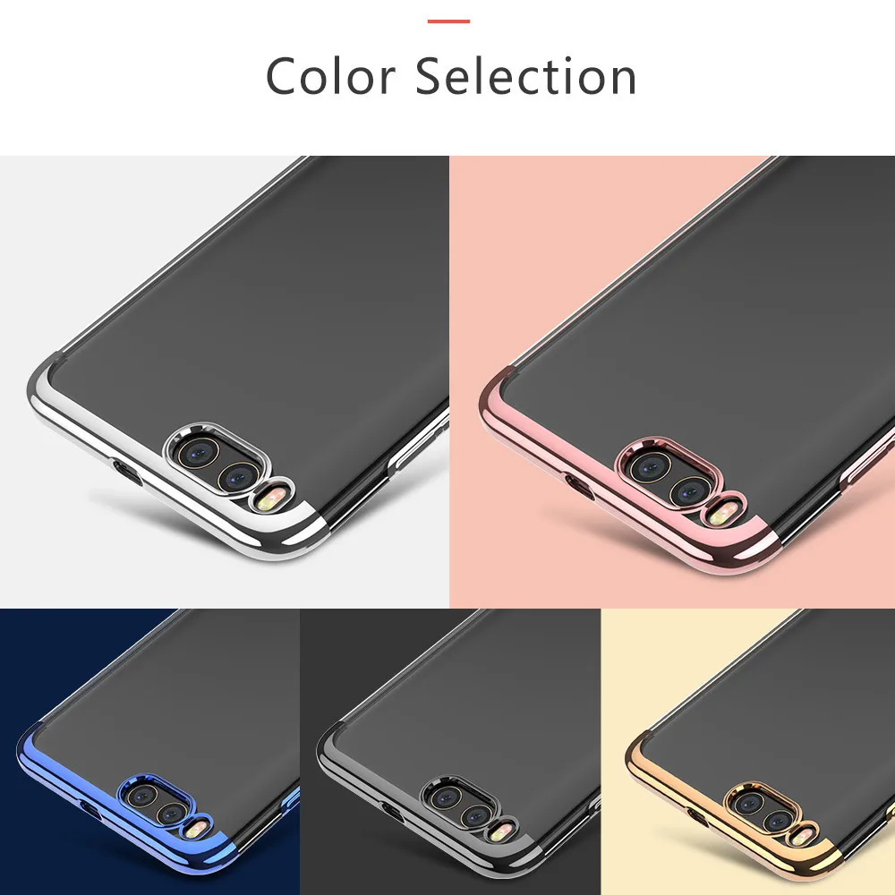 FLOVEME Soft Silicon Plain Transparent Phone Case For Xiaomi 6 Ultra Thin Clear Cover OPPO R9S Plus Coque Fundas Cases |