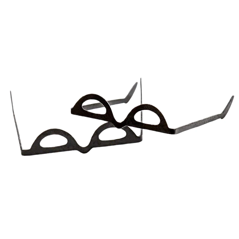 

Odoria 1:12 миниатюрная 2 шт. черная металлическая оправа очки набор домашней одежды для комнаты Аксессуары для кукольного домика украшение для ...