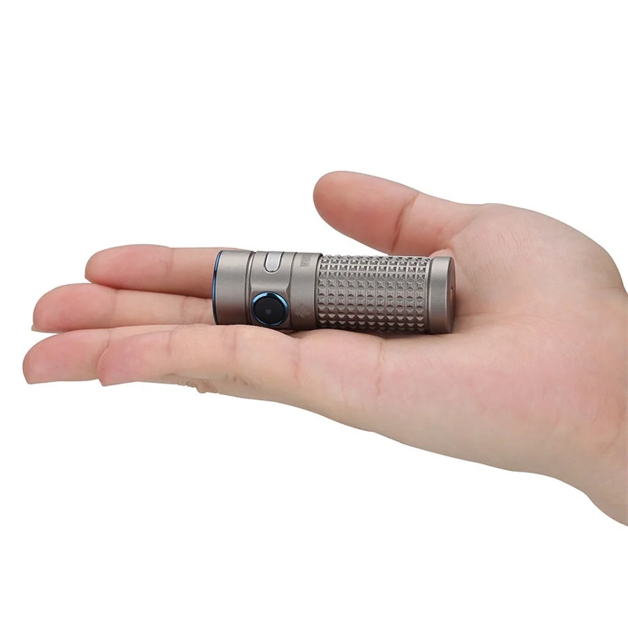 Новый заряжаемый фонарик Olight S1R Baton II 1000 люмен зимний титановый ограниченный