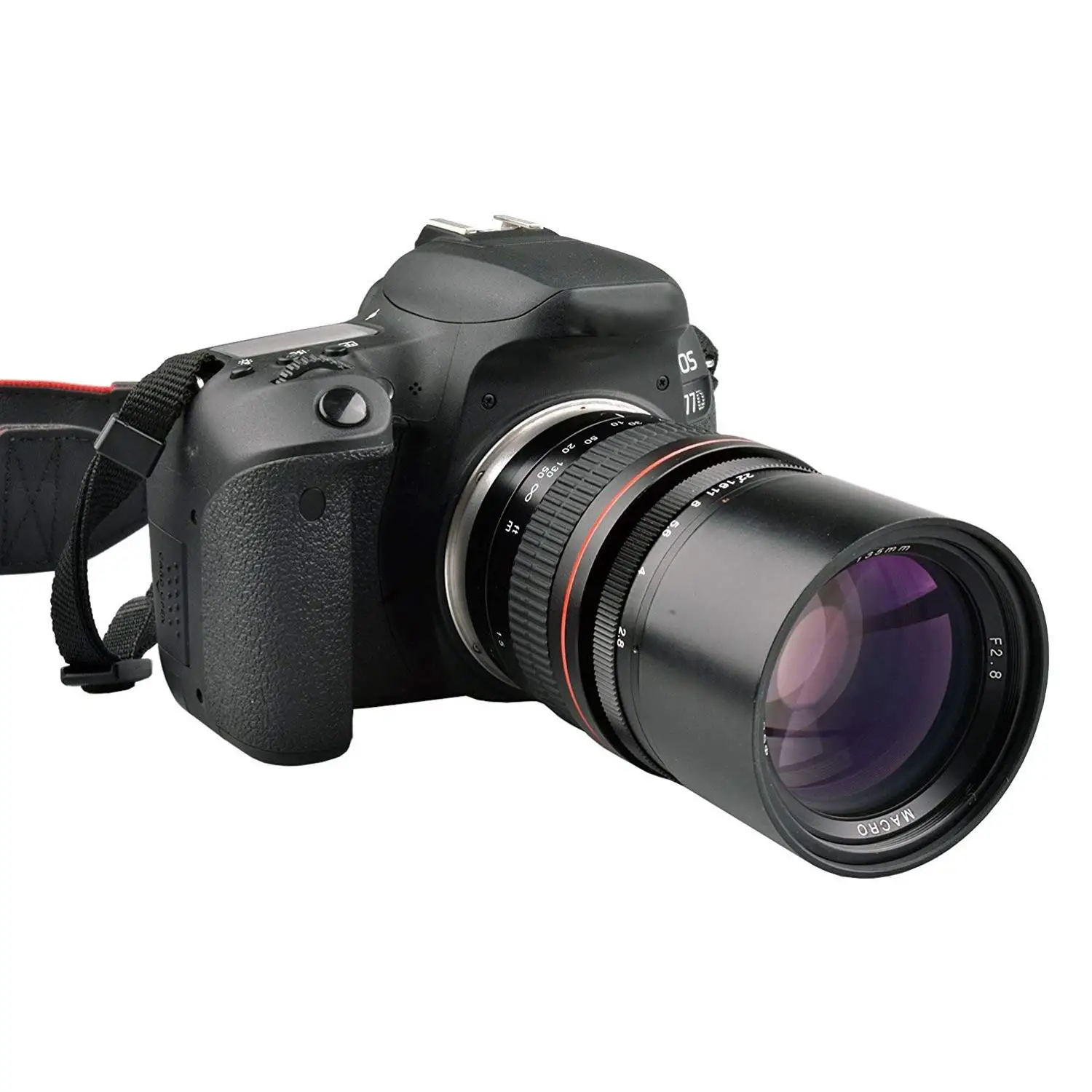 Lightdow 135 мм F/2 8 Fe Umc полная Рамка телеобъектив макрообъектив для Canon Rebel Eos 80D 77D 70D 60D 50D