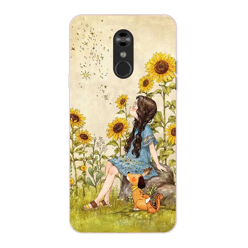 for LG Q Stylo 4 Case Silicon Joy crown cartoon Painting Soft TPU Back Cover 2018 protect Phone cases |