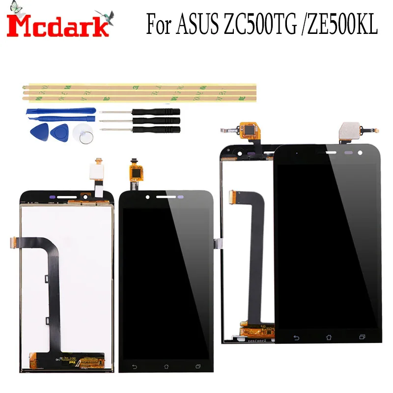 5 0 ''для ASUS Zenfone Go ZC500TG Сменные аксессуары ЖК дисплей + сенсорный экран для 2 Laser