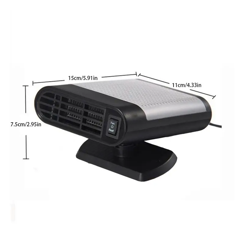 

Car Windshield Defogger Heater Portable Auto Heater Fan Car Heater 12v